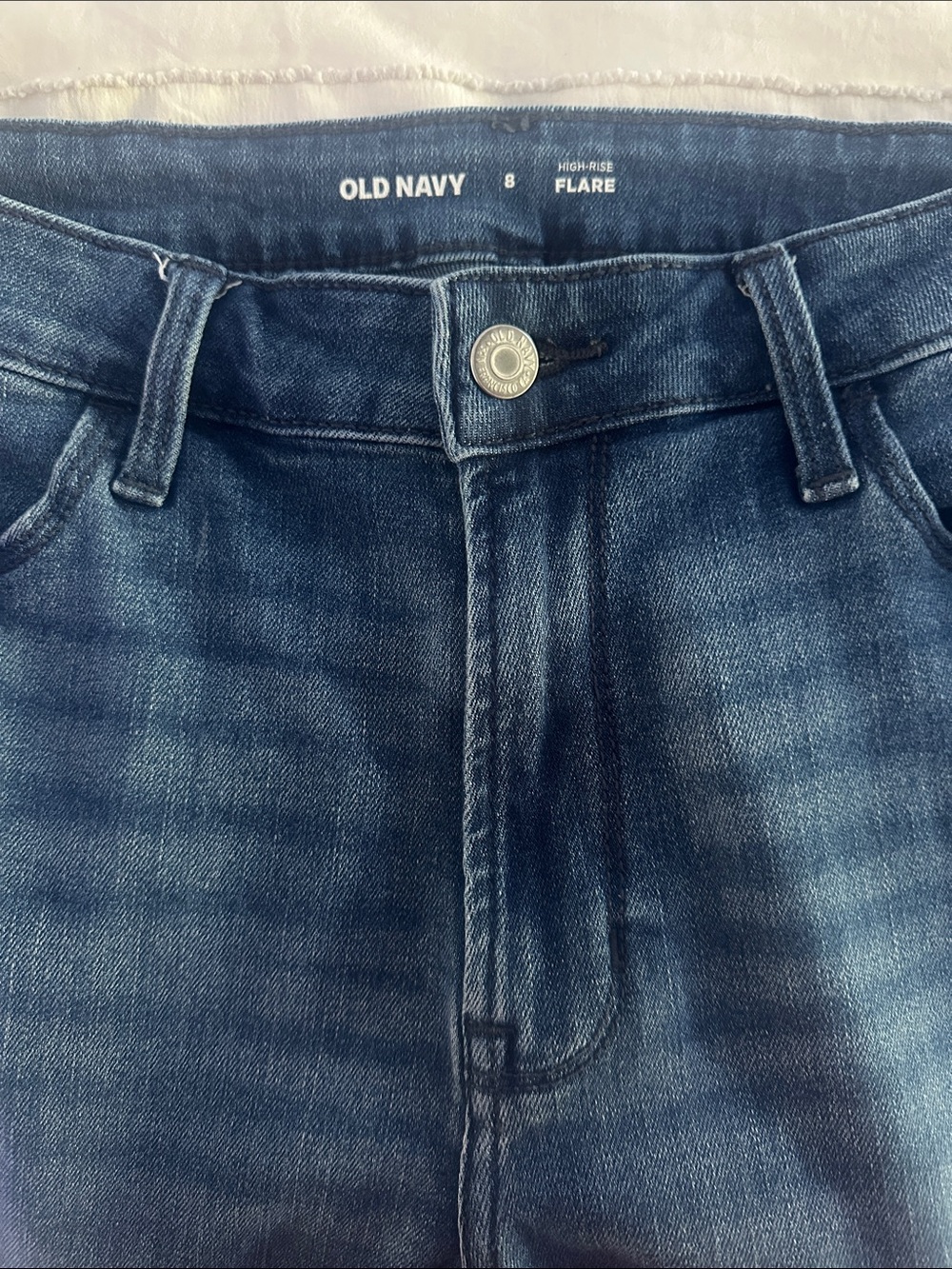 Old Navy Women's High-Rise Bootcut Jeans in Dark Indigo